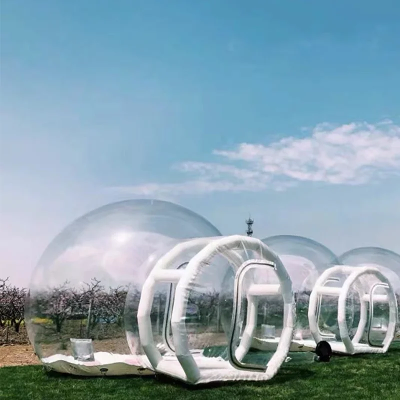 Bubble tent house outdoor clear inflatable bubble camping tent Dome clear NanXiang bubble tent house for camping