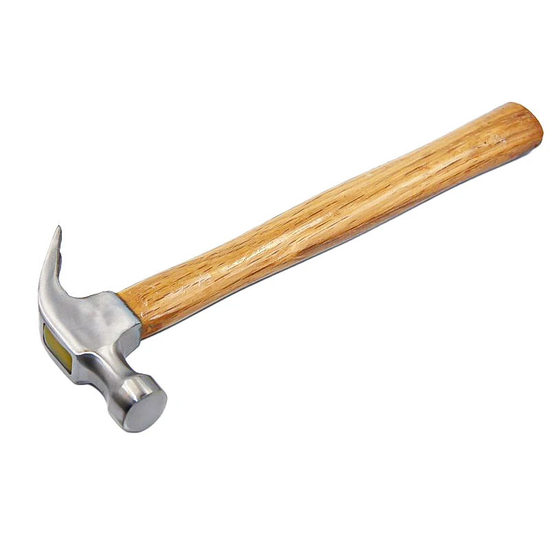 Multi Purpose Wooden Handle Structure 8oz/18oz High Carbon Steel Claw Hammer Customized Claw Hammer
