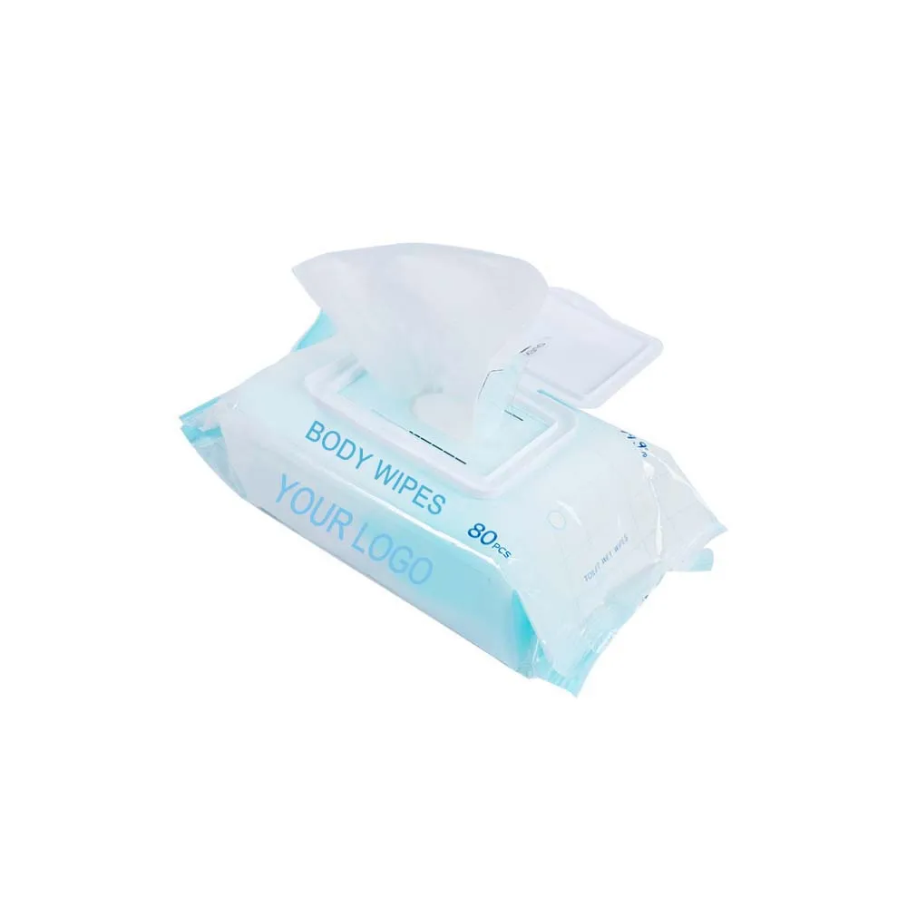 Individually Wrapped Biodegradable Shower Wipes Feminine Wipes Cleansing Face & Body Wipes For Women And Men
