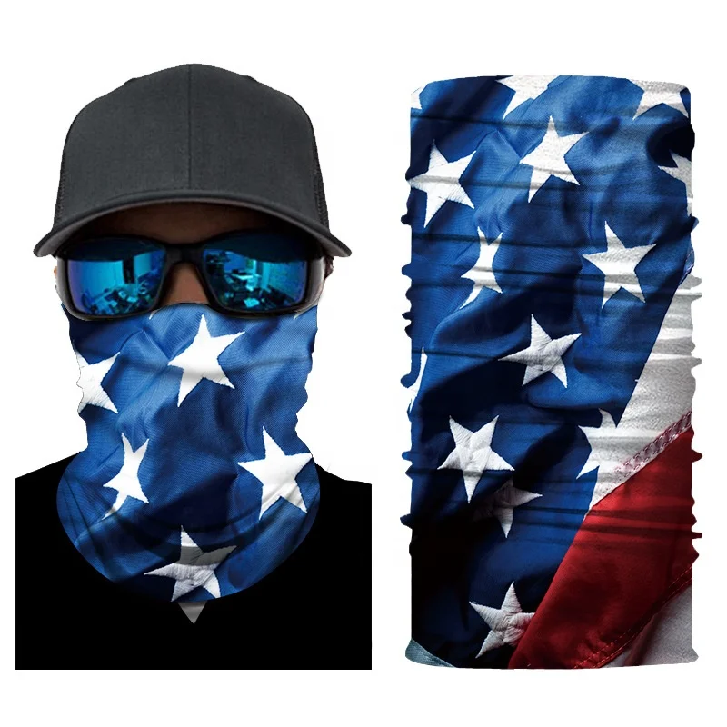 Fashion Bufanda Tubular Hijab Camo Bandana Scarf Seamless Neck Tube Bandana Standard  Men Bandana