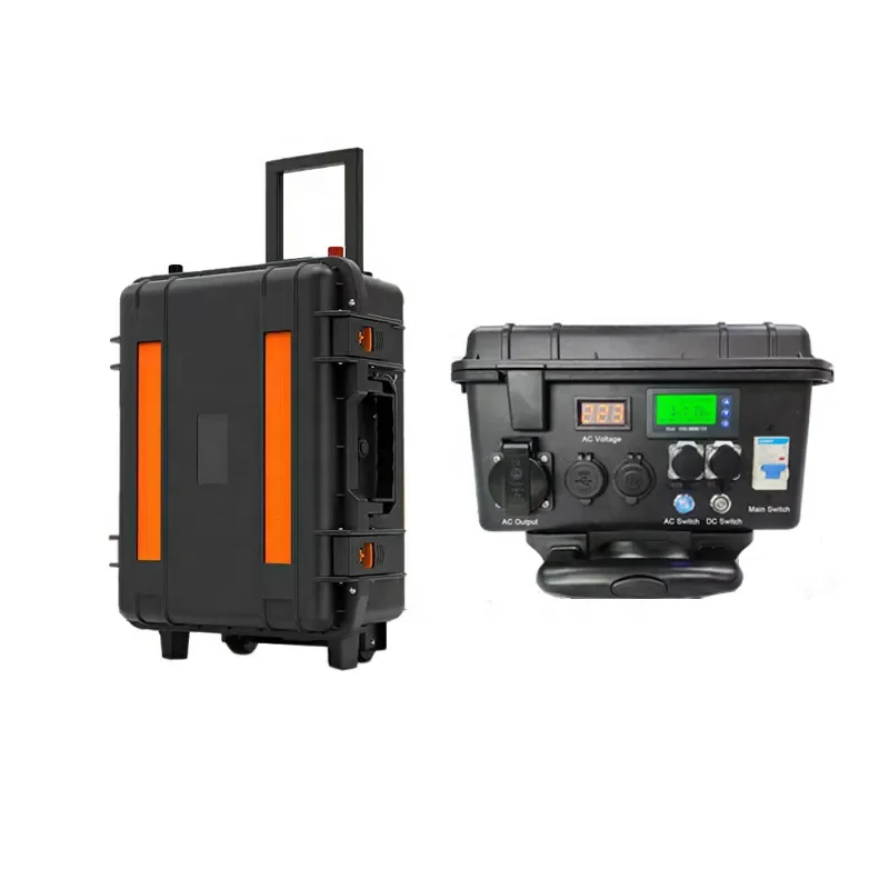 Lithium lifepo4 portable solar generator 2000w 110v 120v solar generator portable power station power solar generator 5000w