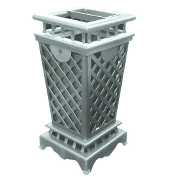 Factory supply discount price trash can 13 gallon recycling garbage bins bamboo bin in low