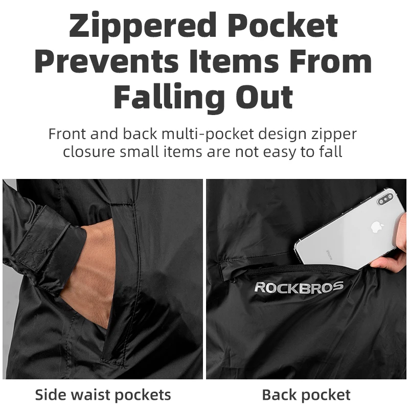 Full pressure waterproof raincoat suit for men and women cycling raincoat motorcycle bicycle electric bike raincoat