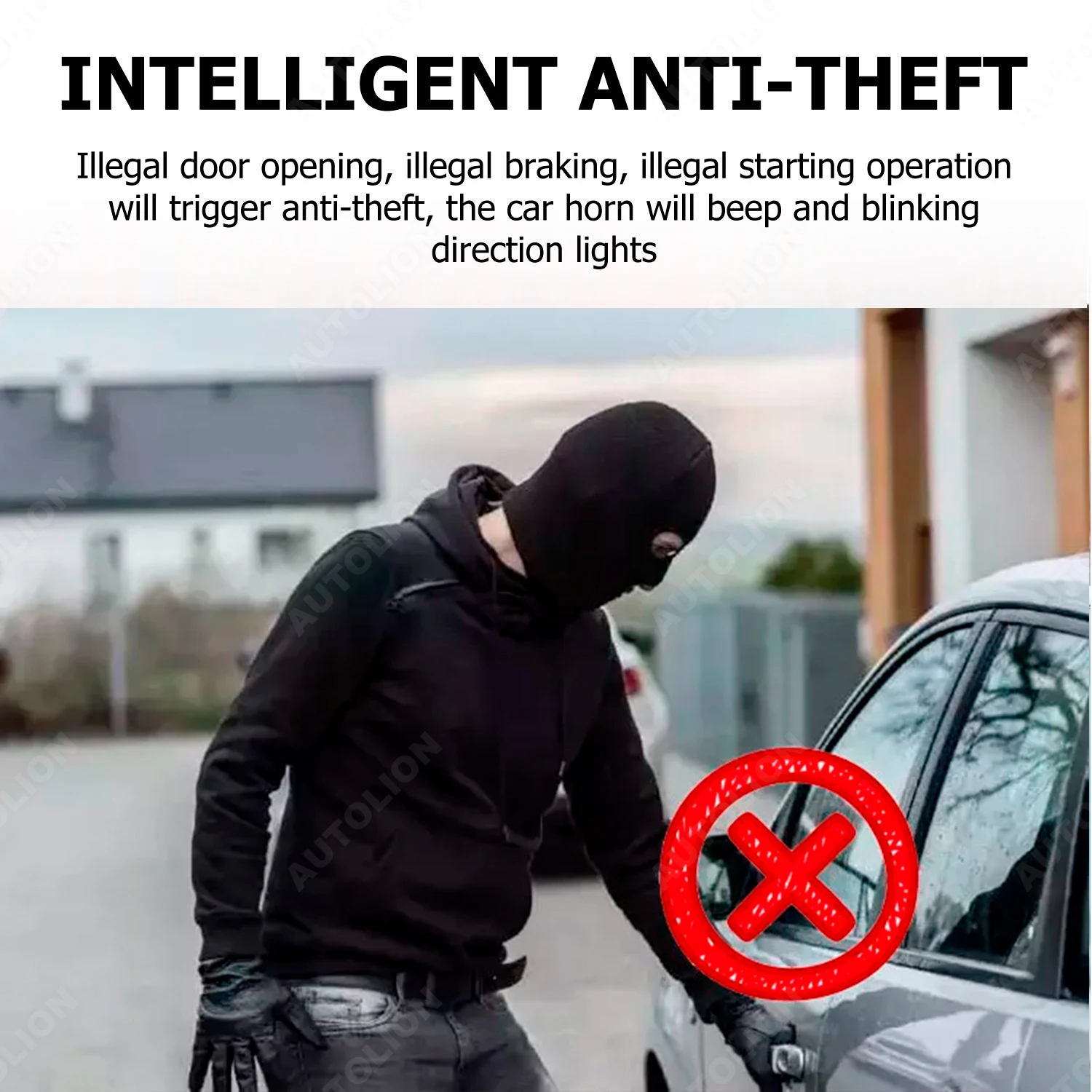 Full functions PKE engine start stop system PKE keyless push button start system smart key car alarm with remote engine starter