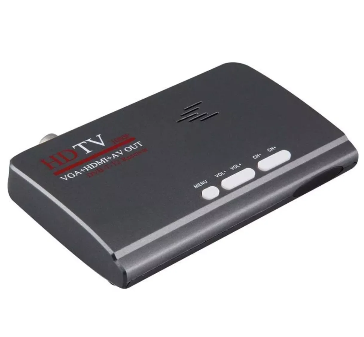 1080P HEVC H.264 HD DVB-T2 DVB-T Digital Terrestrial Antenna Cable Receiver AV VGA HDMIOut