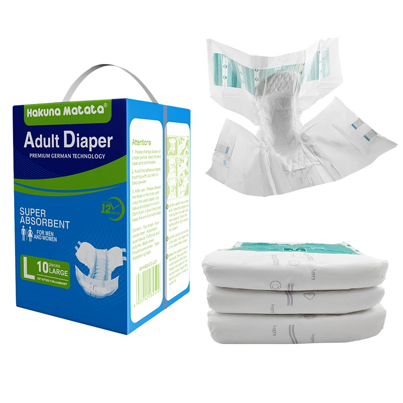 Manufacturer Wholesale High Quality Super Soft Absorbent Disposable Fluff Pulp Adult Diapers