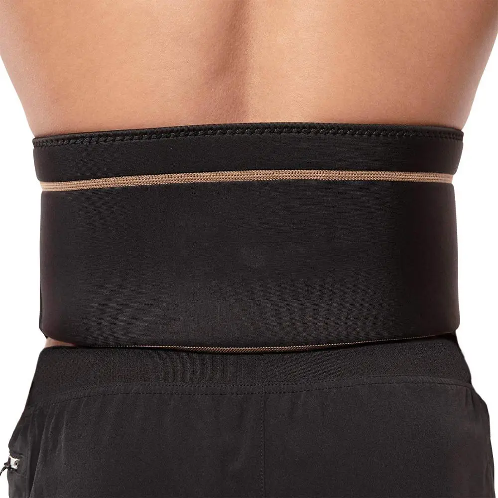 Copper Compression Recovery Back Brace Lumbar Waist Support Belt for Back Pain Relief