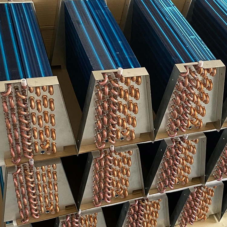 Factory good price high quality wholesale copper tube fin aluminum refrigeration condenser evaporator heat exchanger