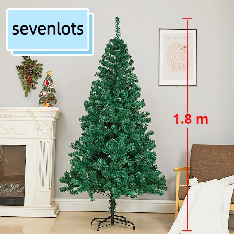Green Christmas Tree 1.5ft 2ft 3ft 4ft 5ft 6ft 7ft 8ft 9.8ft Home Decorative Bare Tree Simulation Christmas Decoration