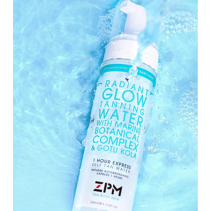 OEM/ODM Private Label Organic Vegan Hydrating Self Tan Water Self Tanning Mousse