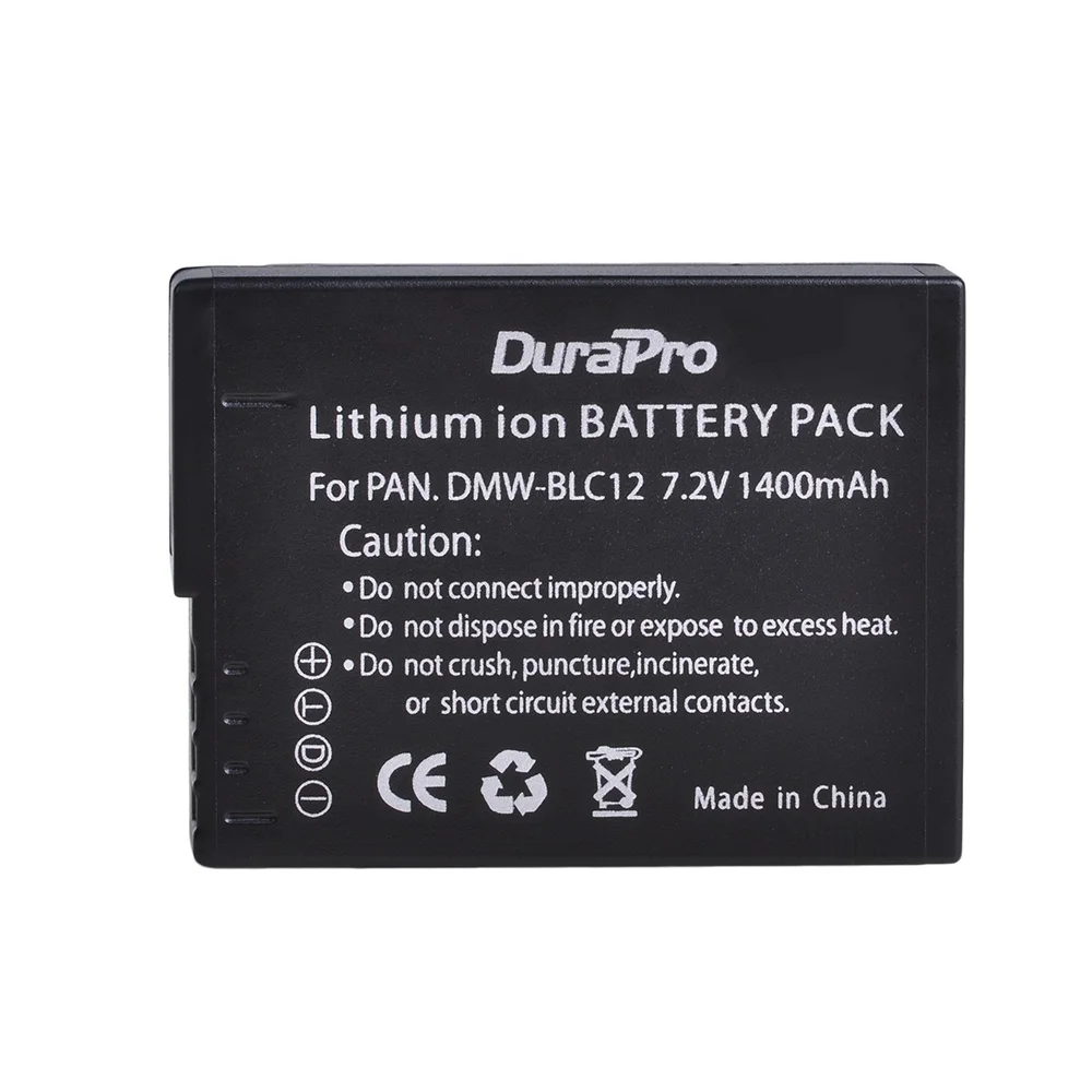 
DMW-BLC12 DMWBLC12 BLC12E BP-DC12 BPDC12 Camera Battery for Panasonic DC12U DMC GH2 G5 G6 V-LUX4 DMC-GH2 FZ1000 FZ200 