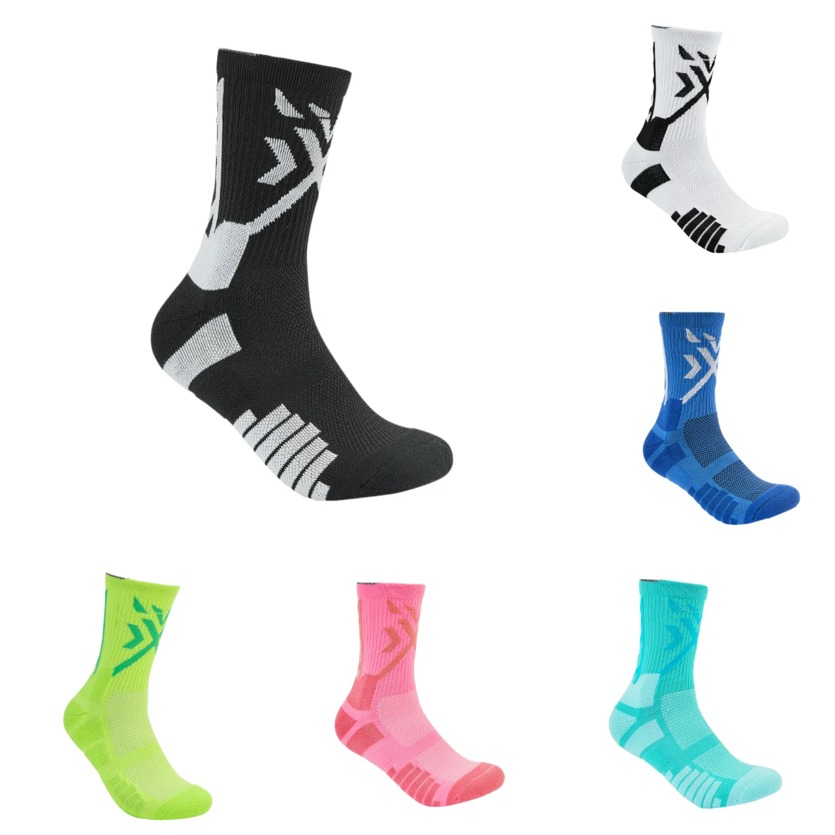 New Design Men Women Basketball Socks With Updated Protection System Compression Custom Sock