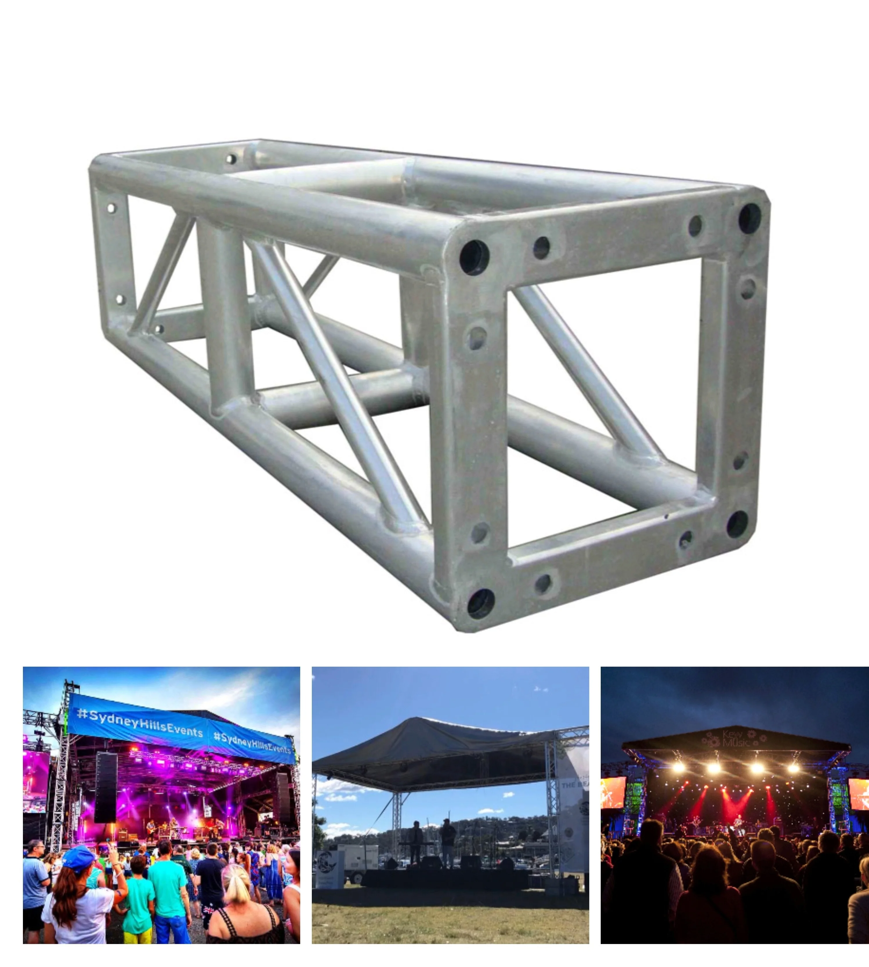 aluminum stage frame truss structuretruss for led screen led stand truss aluminum light dj truss stage