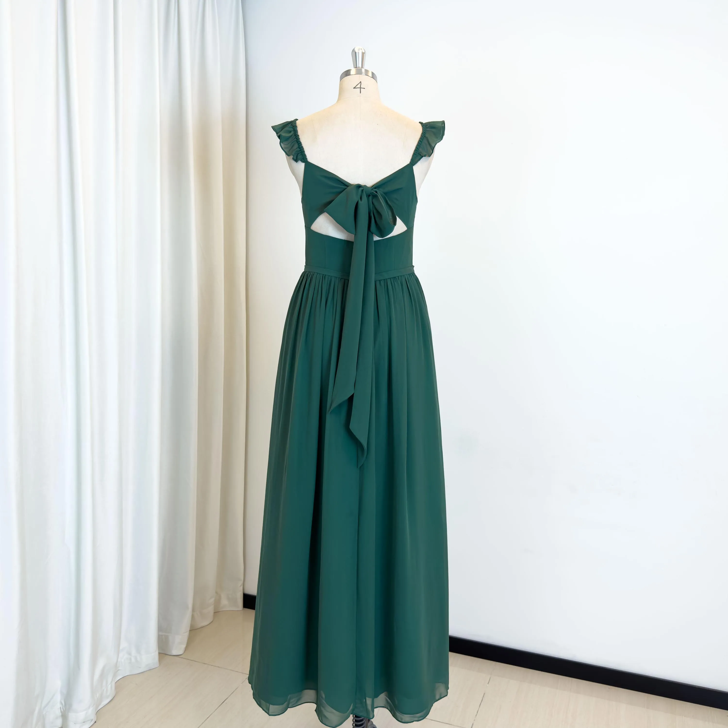 TEENYEE Sweetheart Luxurious Evening Dresses 2023 Elegant Formal Sage Green Bridesmaid Dress for wedding party