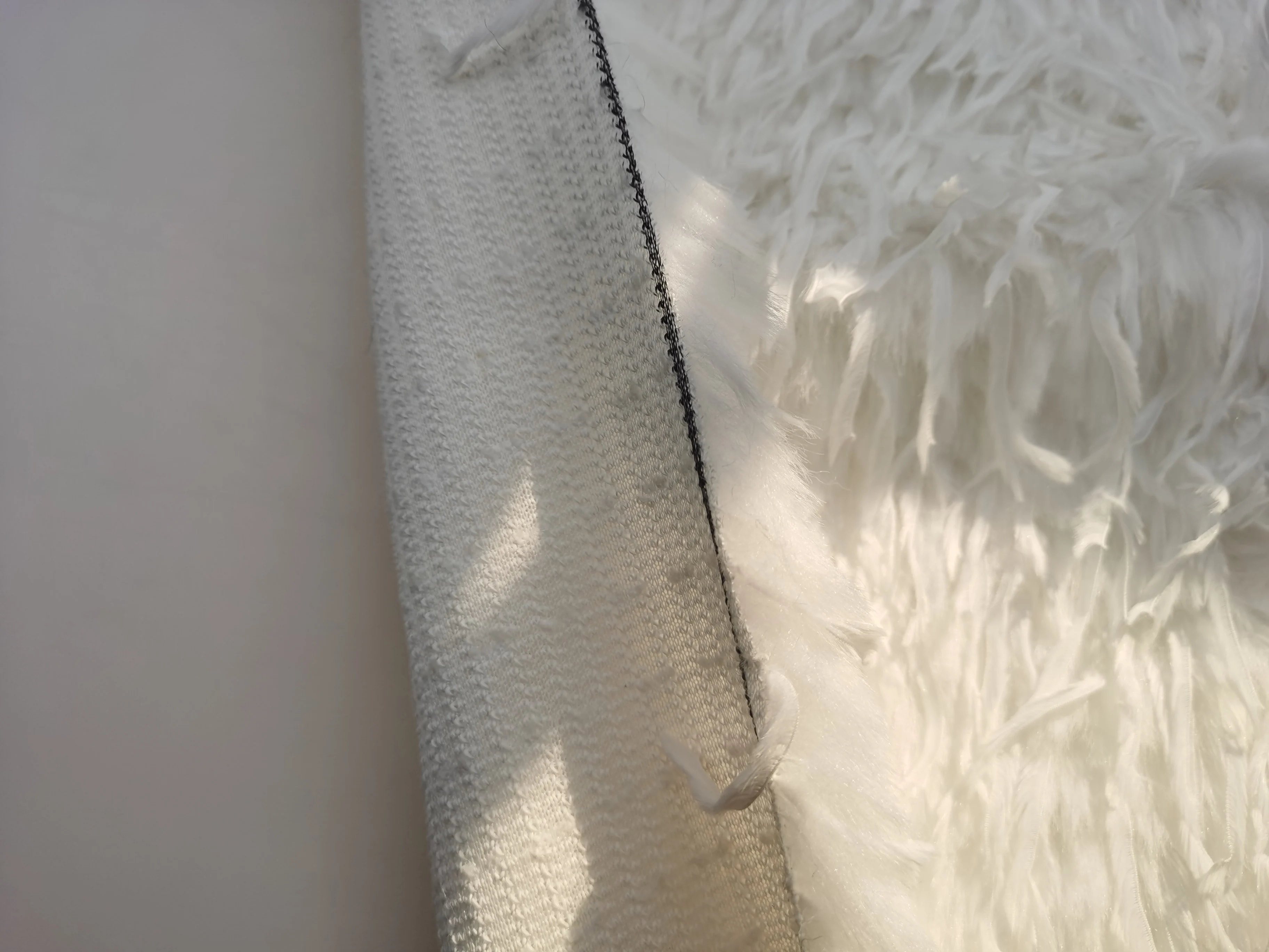 Beautiful Tuscany Mixed with Feather Faux Fur for Garment/ Car/ Home Textile