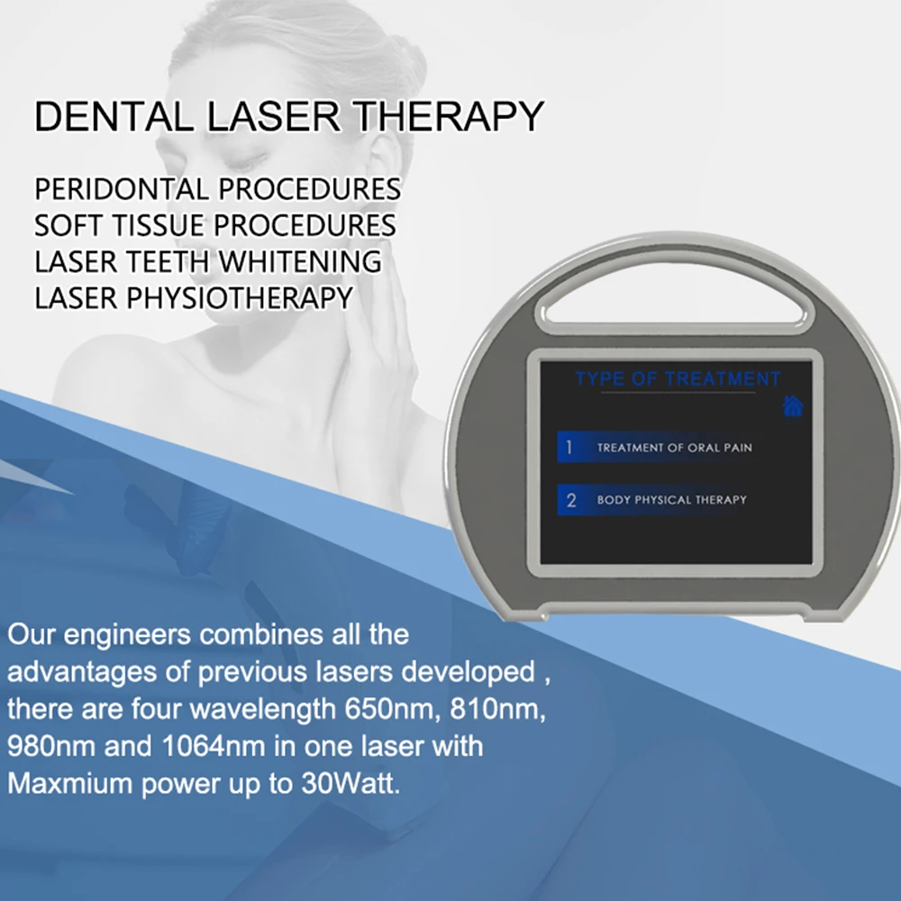 980nm dental machine surgery tooth whitening therapy dental machine