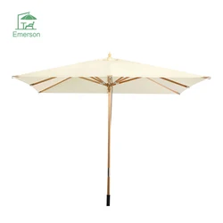 Уличный зонт из Букового дерева для внутреннего дворика, настольный зонт для пляжа, двора, сада