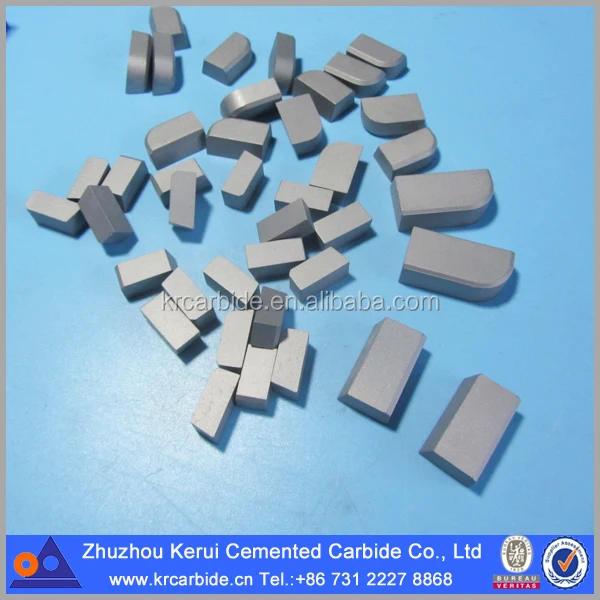 ANSI P20/P30/P40 welding tips tungsten carbide tips for brazed tool bits