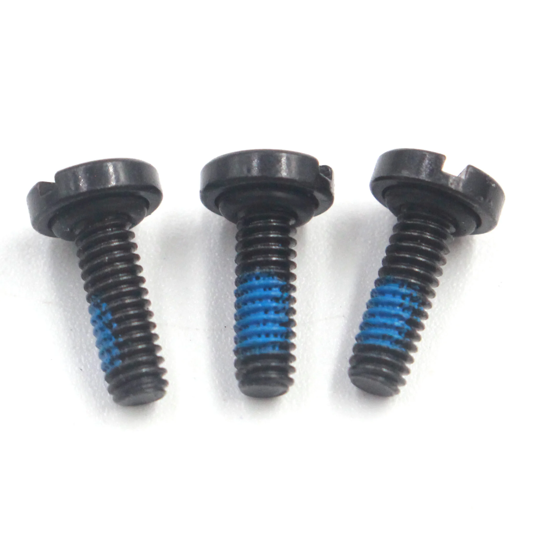 Custom Special Stainless Steel black head slotted screws O ring Sealing Waterproof Screw with nylon patch