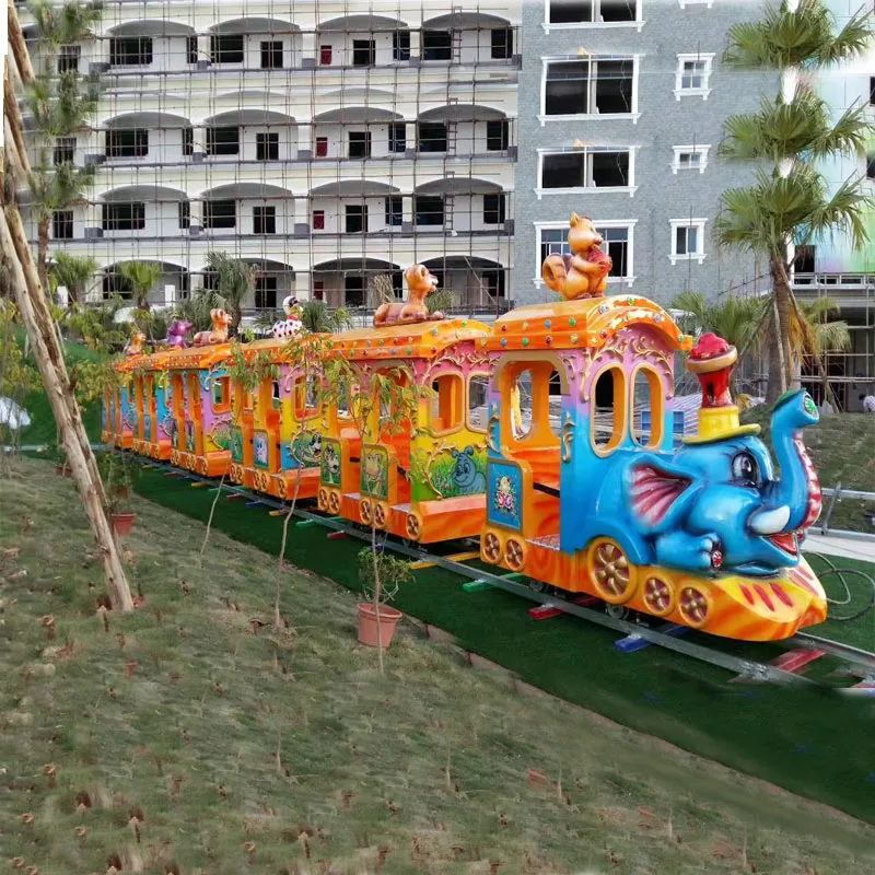 
Animal indoor and outdoor train with track, high quality OEM train for sell 