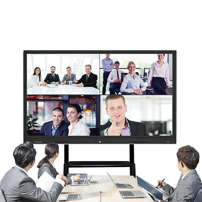 86 inch Interactive Conference Display Smart Blackboard Dual System Win10 Android Touch Screen Intelligent Assistant
