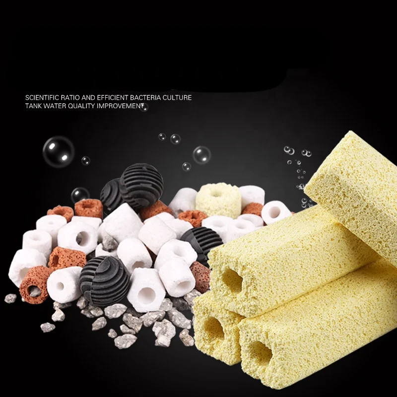 Biological Filter Material Medium Bacteria for Aquarium Fish Tank Pond ceramic Aquarium filters media Nitrobacteria filter