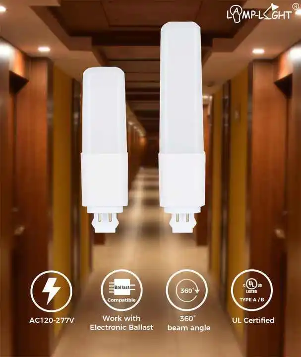 UL cUL 7W 9W 11W Ballast Compatible G24q G24d3 PL LED light CFL replacement PLC LED G24