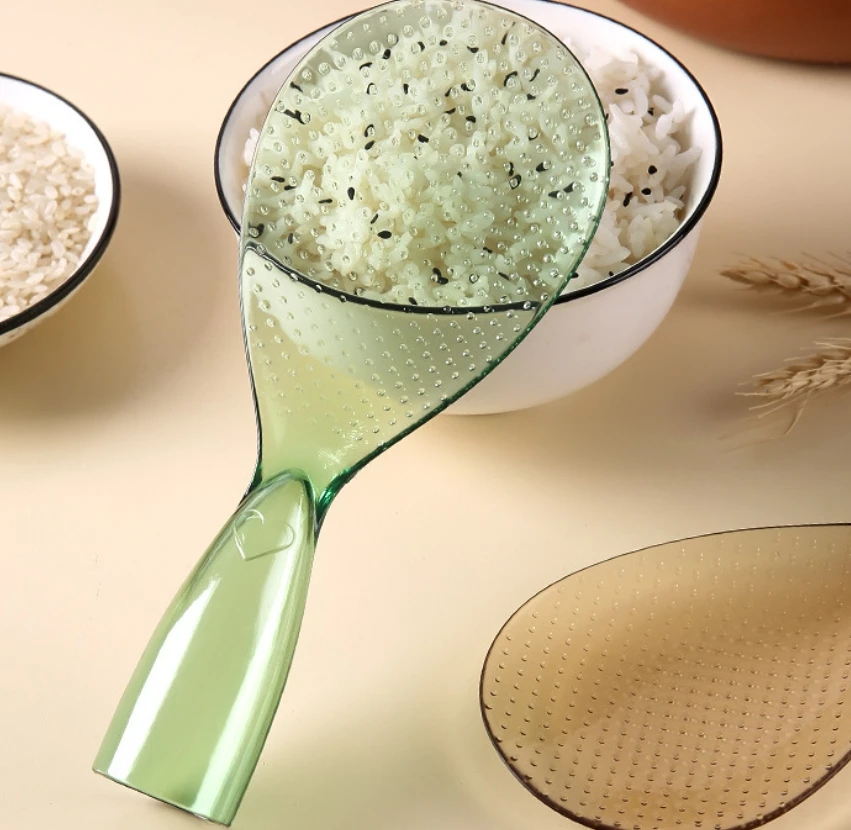 Non stick rice spoon, extra thick , new love , standing , food grade Kitchen Accessories Tools  Heatproof Plastic