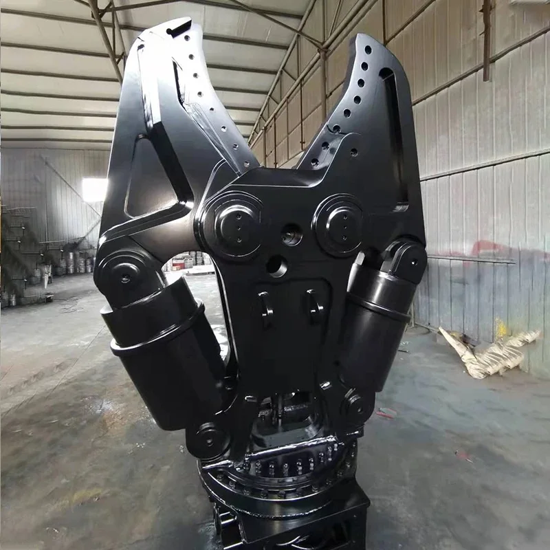 MAYERDI Hydraulic Rotating Excavator Attachment Demolition Double Cylinder Metal Scrap Shear For Excavator