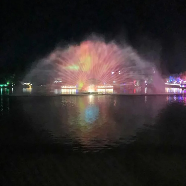 3D 5D 7D 9D Hologram Technology Projector Device on Water Screen Projection Fountain