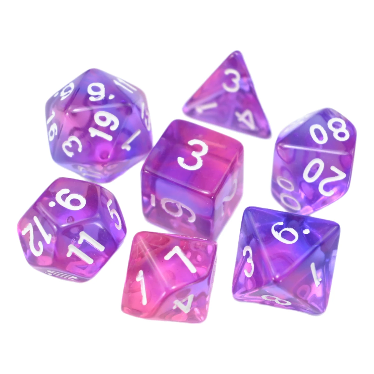 High Quality Dungeons and Dragons Multi-color Custom Package Polyhedral DnD Dice Set For D&D Rpg Board Game