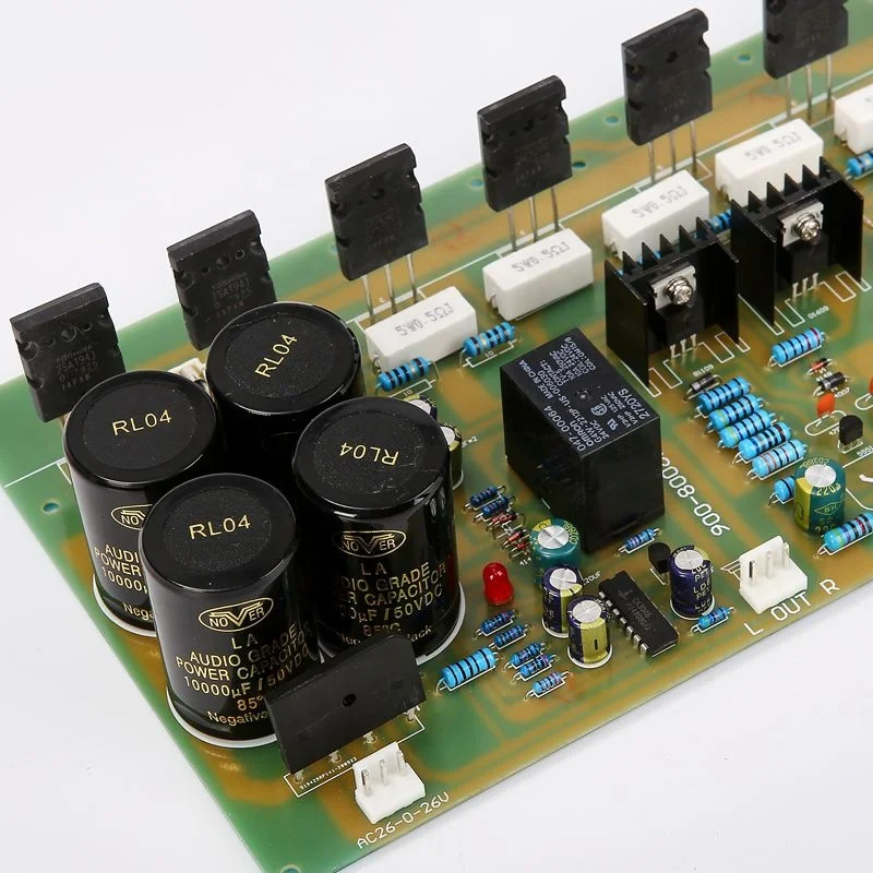 Taidacent 2SA1943 2SC5200 8 Tube High-Power Board AC28-32V Input AC Power Amplifier Audio Tube Amplifier