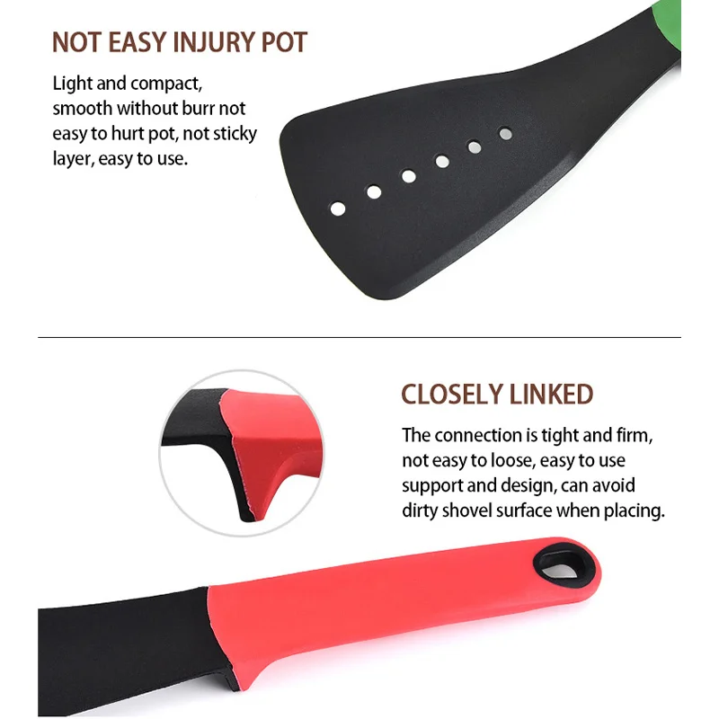 Amazon Eco-friendly 7 PCS Nylon cooking Tools Sets Kitchen Utensils