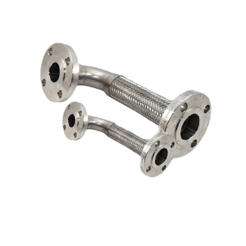 Industrial Custom Pipe Fitting Flange Connection Stainless Steel Large Flexible Braided Expansion Joint High Pressure Metal Hose