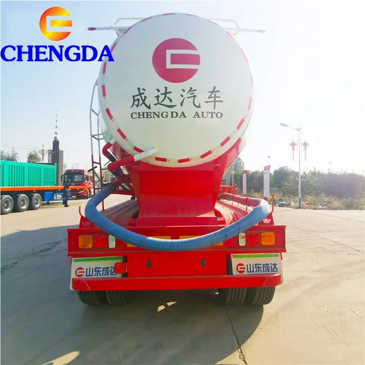 Новый полуприцеп с 2-3 осями 35-45 CBM 30-40-50 тонн сухая цистерна для перевозки цемента продажа 40