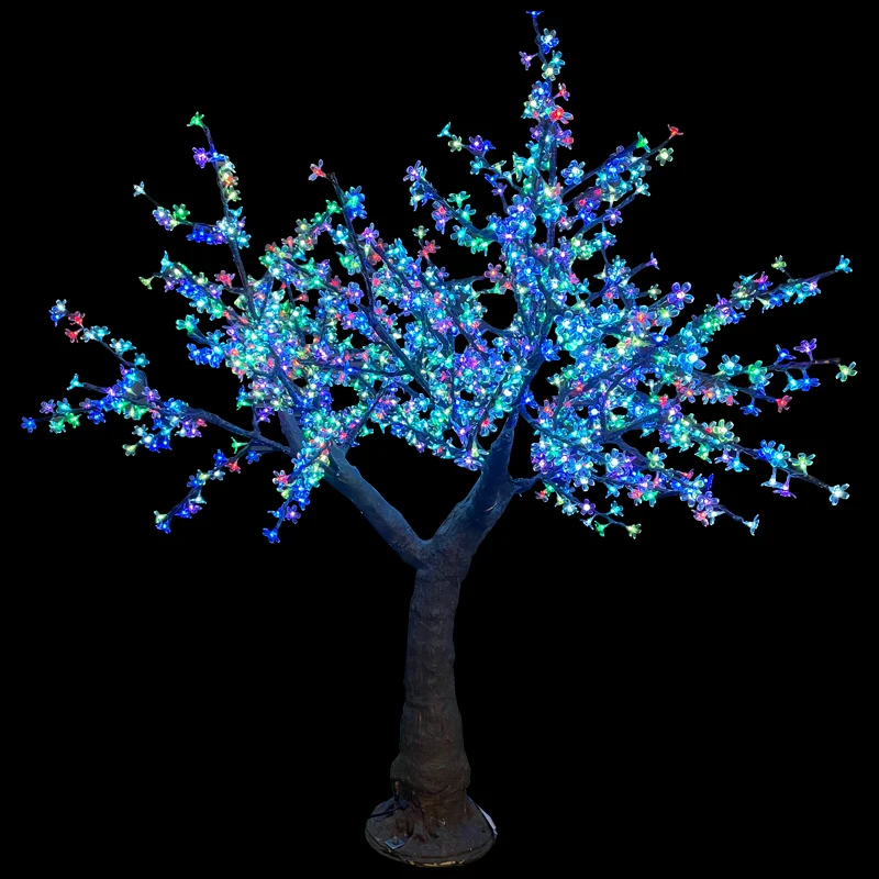 Outdoor Artificial Maple Tree with Lights PVC Christmas Halloween and Wedding Decoration for Home and Landscape Use