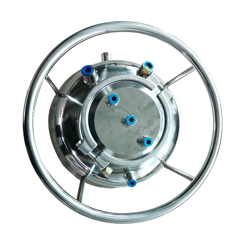 Stainless Steel 25LB-200LB Double Jacketed Solvent Recovery Tanks WITH Condensing Coil for Closed Loop Extractor System