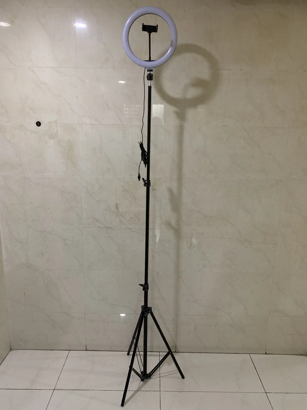 
FOSOTO 10 inch led selfie Ring light 26cm Video lamp photographic lighting with Tripod stand And phone holder For makeup Youtube 