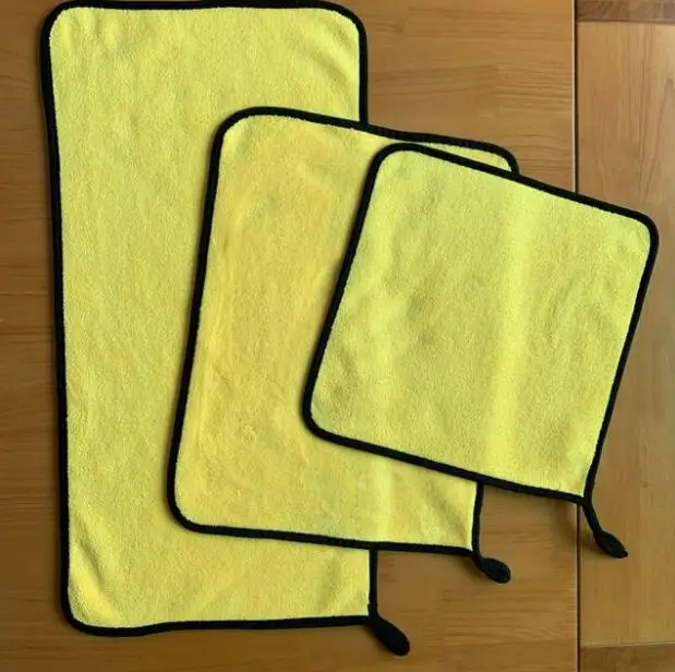 2021 Moco Hot Sale Ultra soft Thick and Quick Drying Car Microfiber Cleaning Cloth Towel Polishing Waxing Auto Detailing Cloth