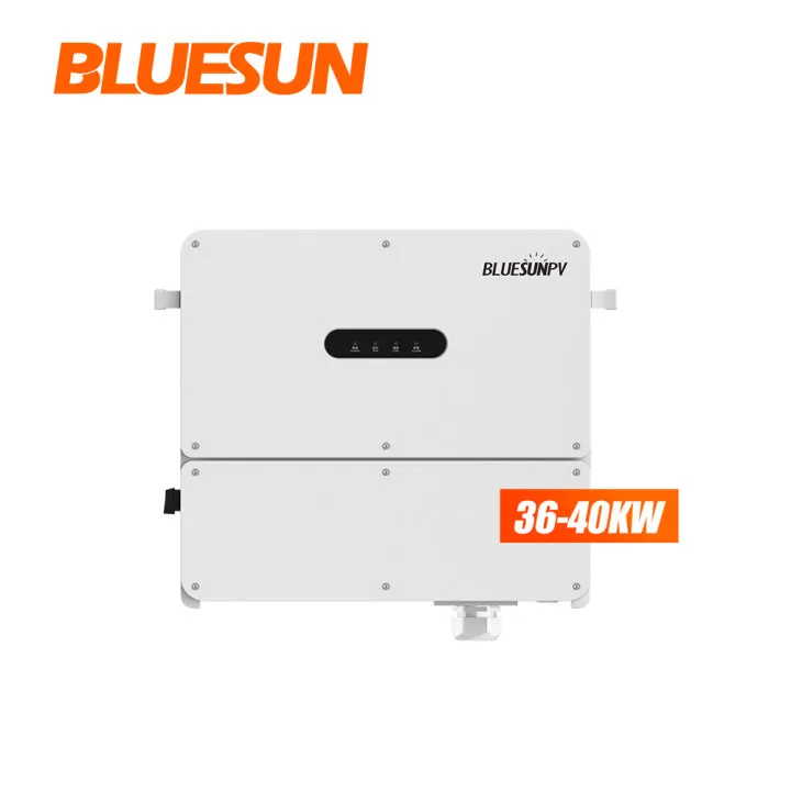 Bluesun 15kw 20kw 30kw 35kva 40kva inverter solar On grid dual MPPT three phase 400V output voltage
