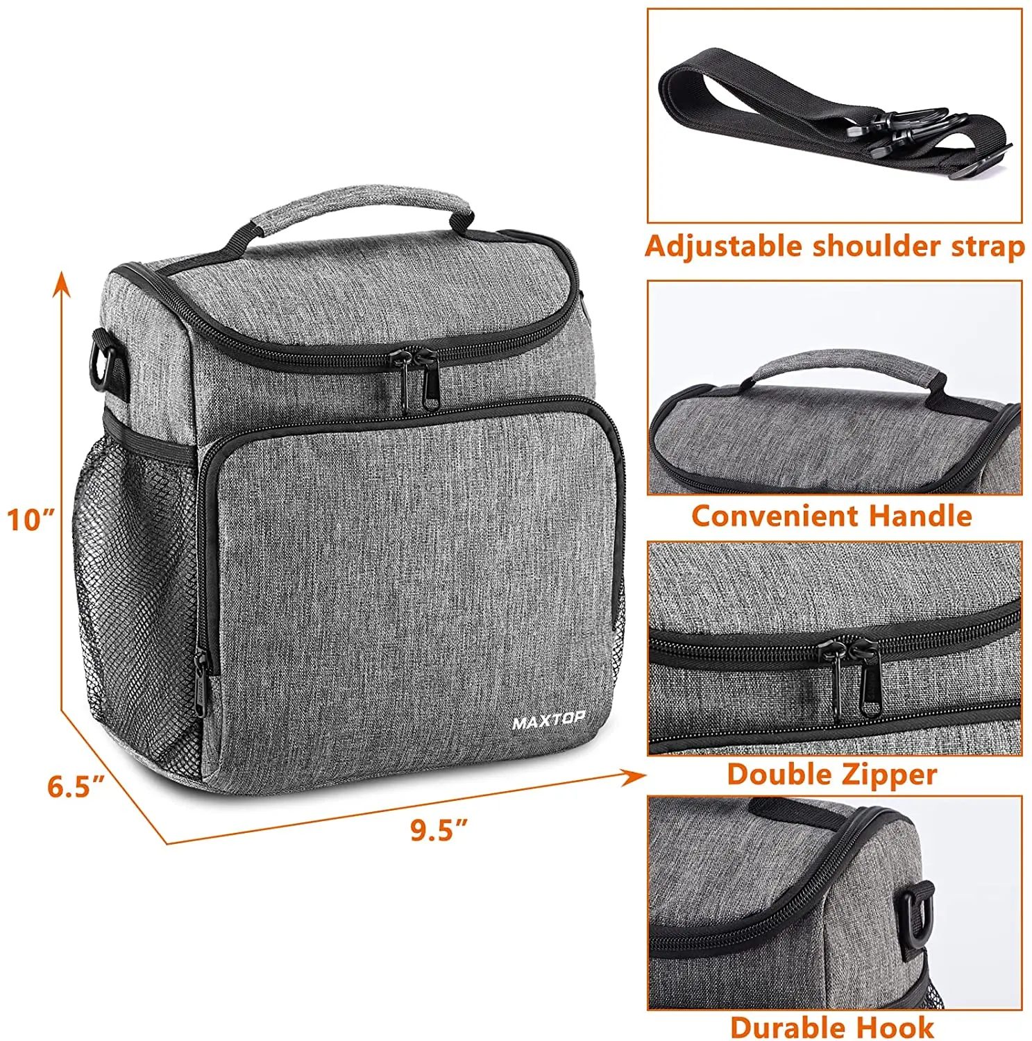 Wholesale High Quality High Capacity Lunch Thermal Cooler Bag Outdoor Insulation Bag