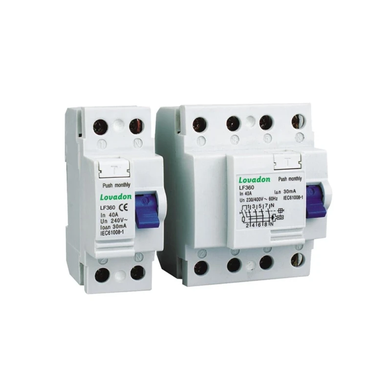 New Design 4P 32 Amp Circuit Breaker Lockout Residual Current Circuit Breaker