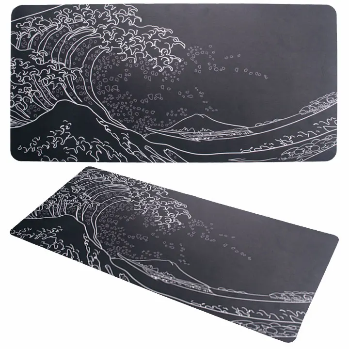 ergonomic design leather desk mat keyboard wrist rest custom ergonomic mousepad