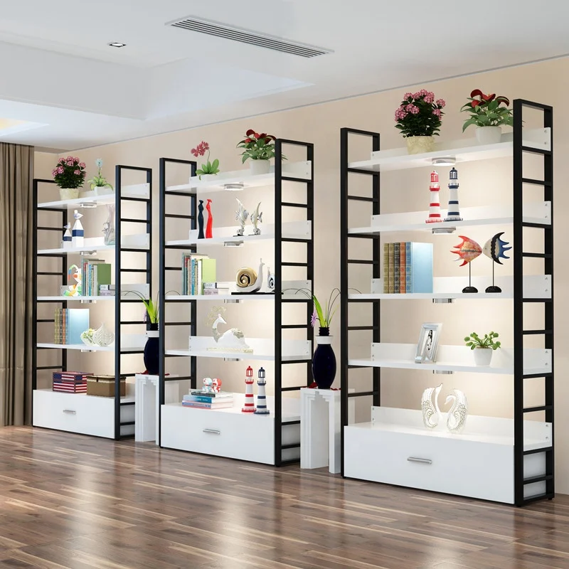 New Promotion MDF Wooden and Metal Wall Display for Clothing Store