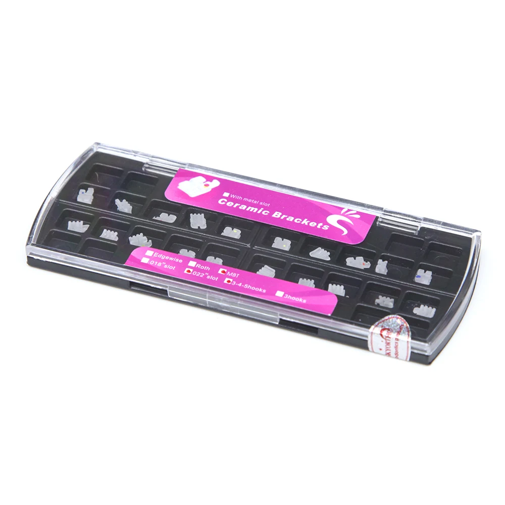 hot sale Meitedental  Orthodontic ceramic braces roth 022 345 hooks