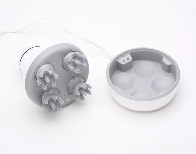KIKI NEWGAIN Waterproof Hand Held Silicone Octopus Automatic Vibrating hair Scalp Electric Head Massager