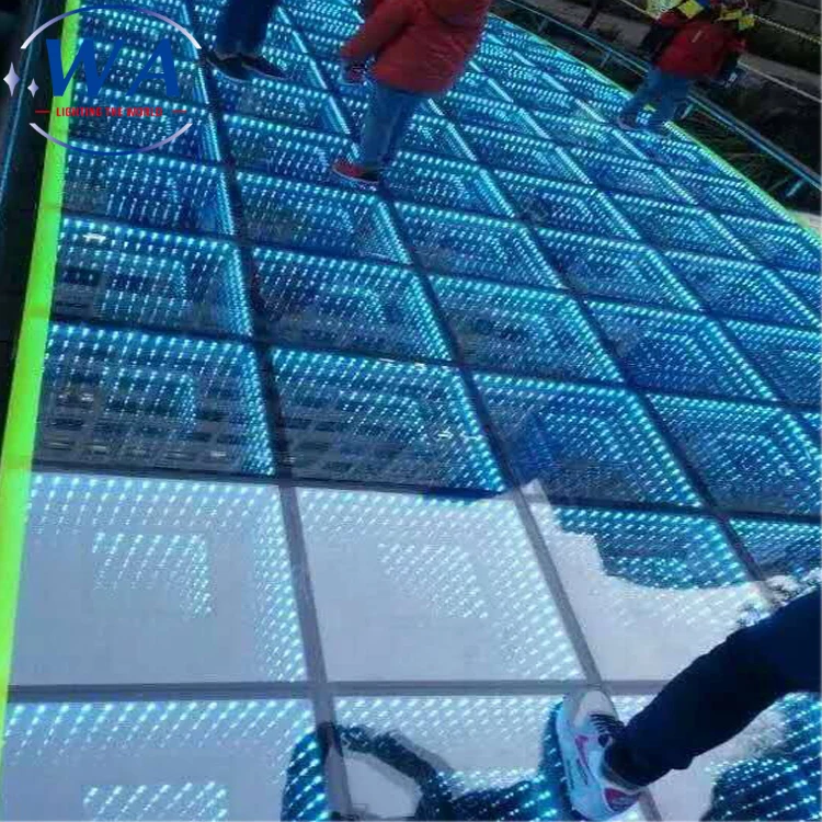 Украшение для ночного клуба, сценический 3D светящийся танцпол для диджея