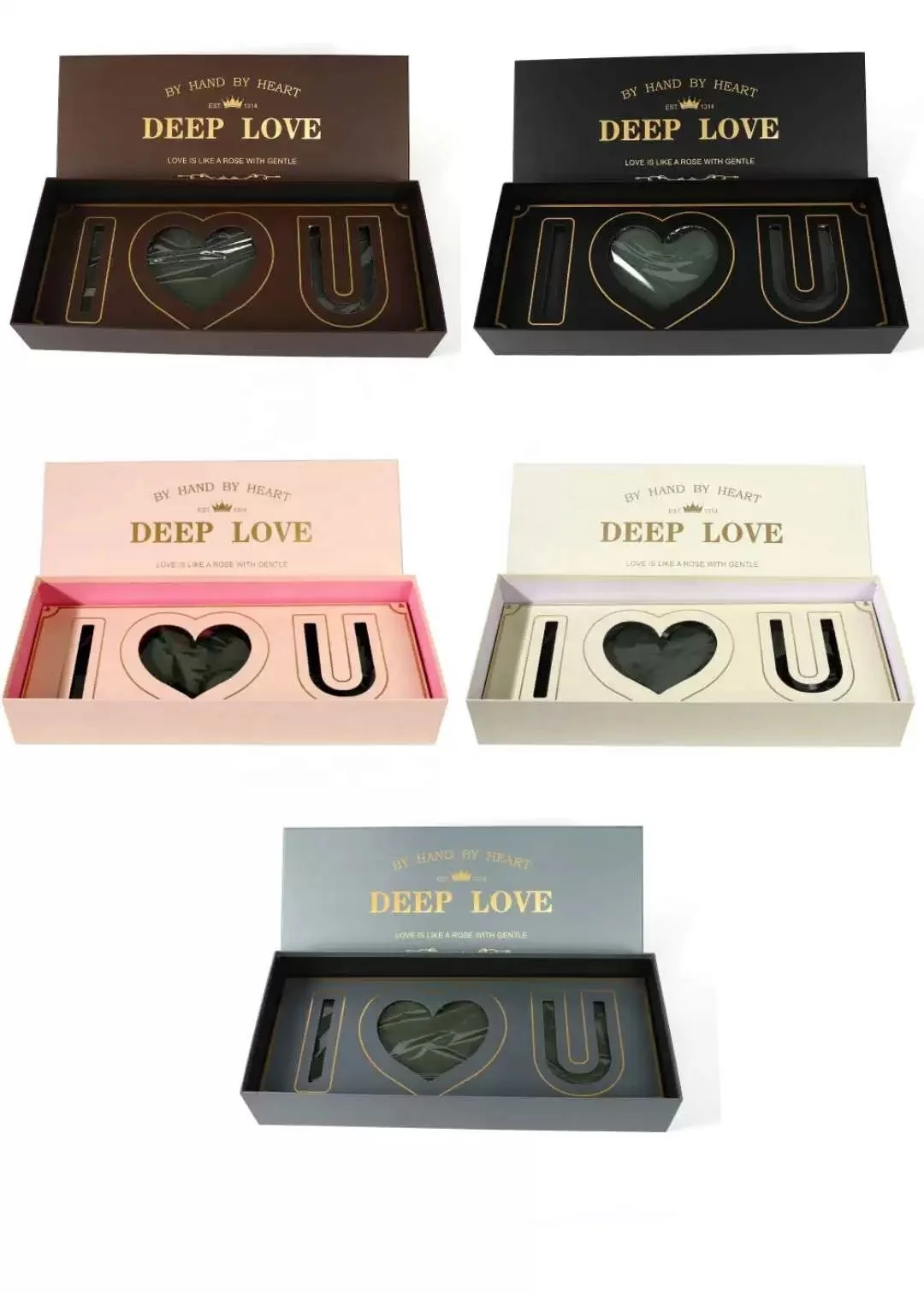 Luxury Boxes For Flowers I LOVE YOU Chocolate Gift Boxes Valentines Day Gifts