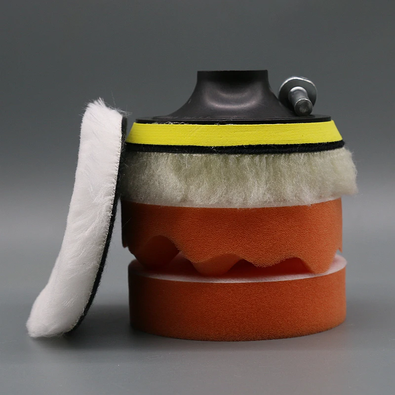 Car Buffers and Polishers Kit for Drill, 14Pcs Drill Polishing Wheel Foam Ball Buffing Pads Sponge Ball for Automotive Car Wheel