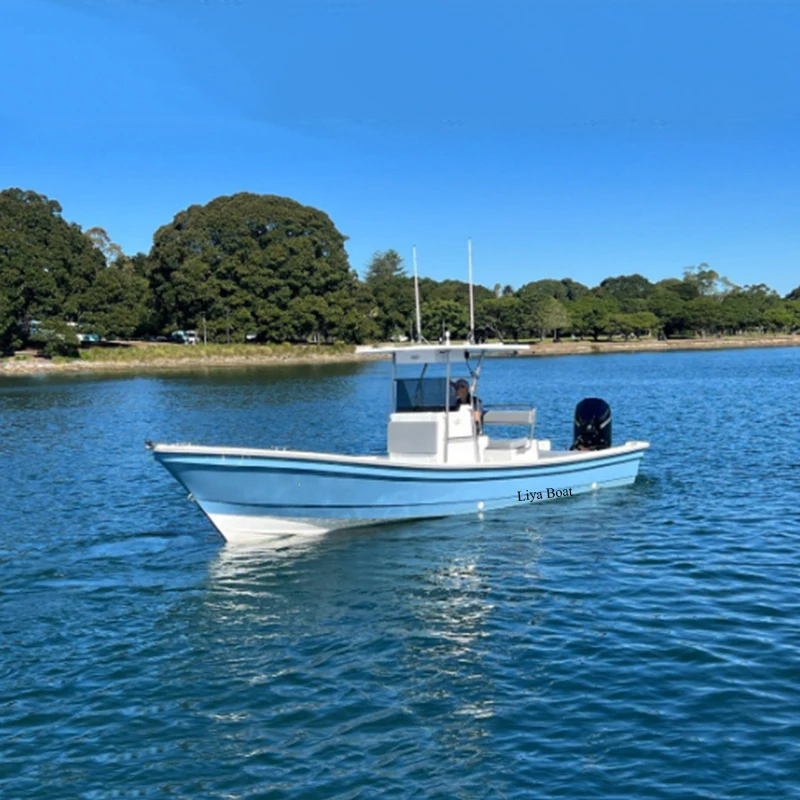 Лия 19 футов панга лодки рыбацкие Рыбацкая лодка из стекловолокна с